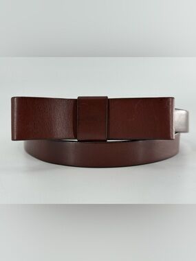 GAP Vintage Brown Leather Belt Bow Belt L